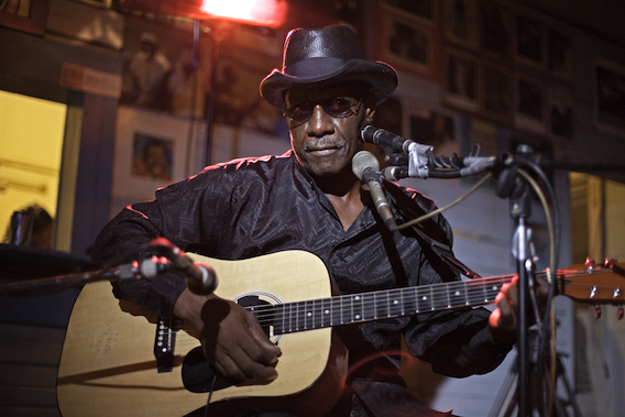 Still from I AM THE BLUES - Jimmy Duck Holmes. Photo by Gene Tomko.